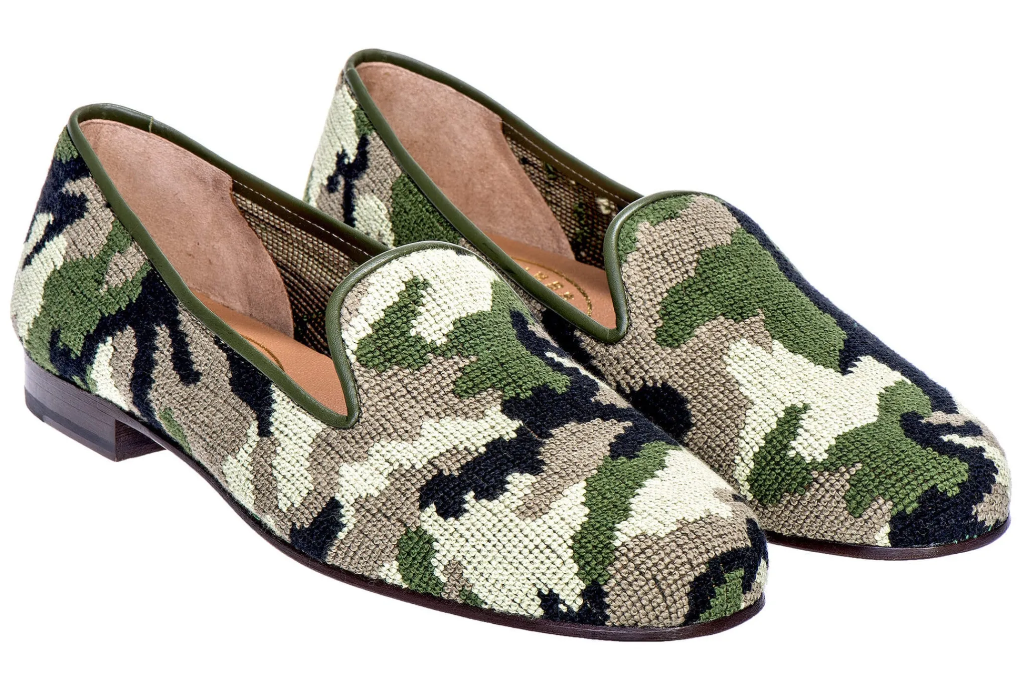 Outlet Camo Needlepoint Slipper (Women) Women Slipper