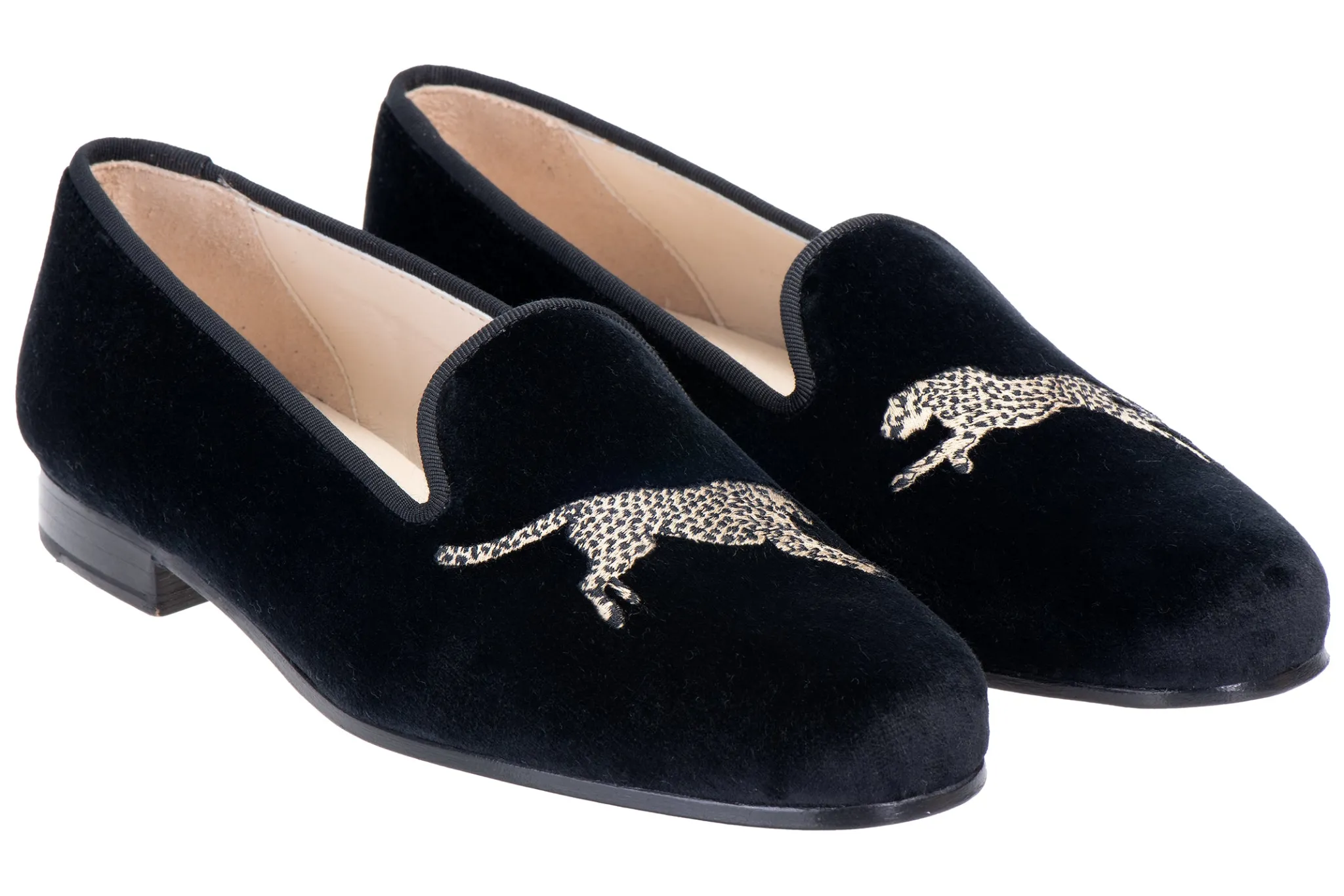 Outlet Cheetah Velvet Slipper (Men) Slipper