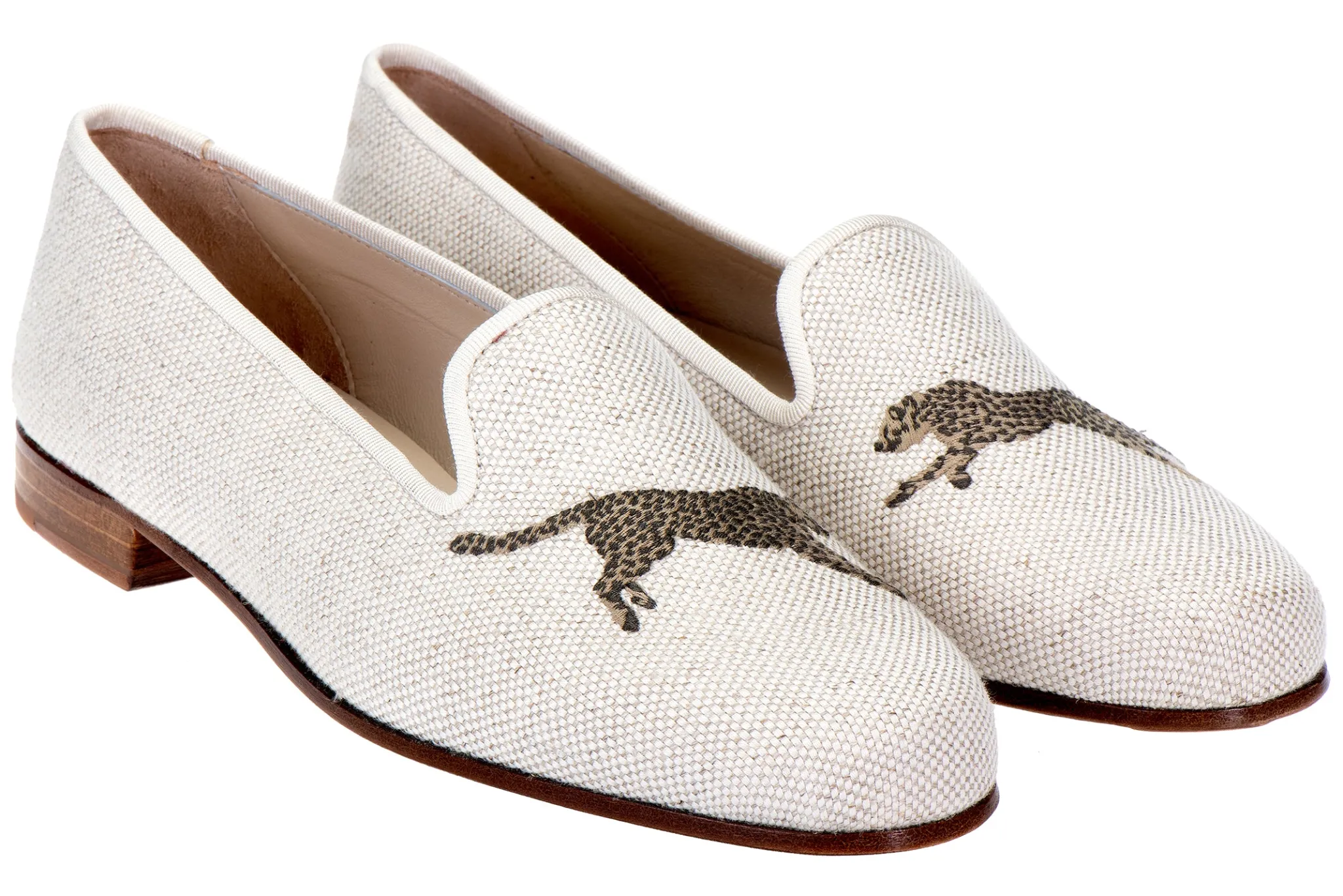 Store Cheetah Dune Linen Slipper (Women) Women Slipper