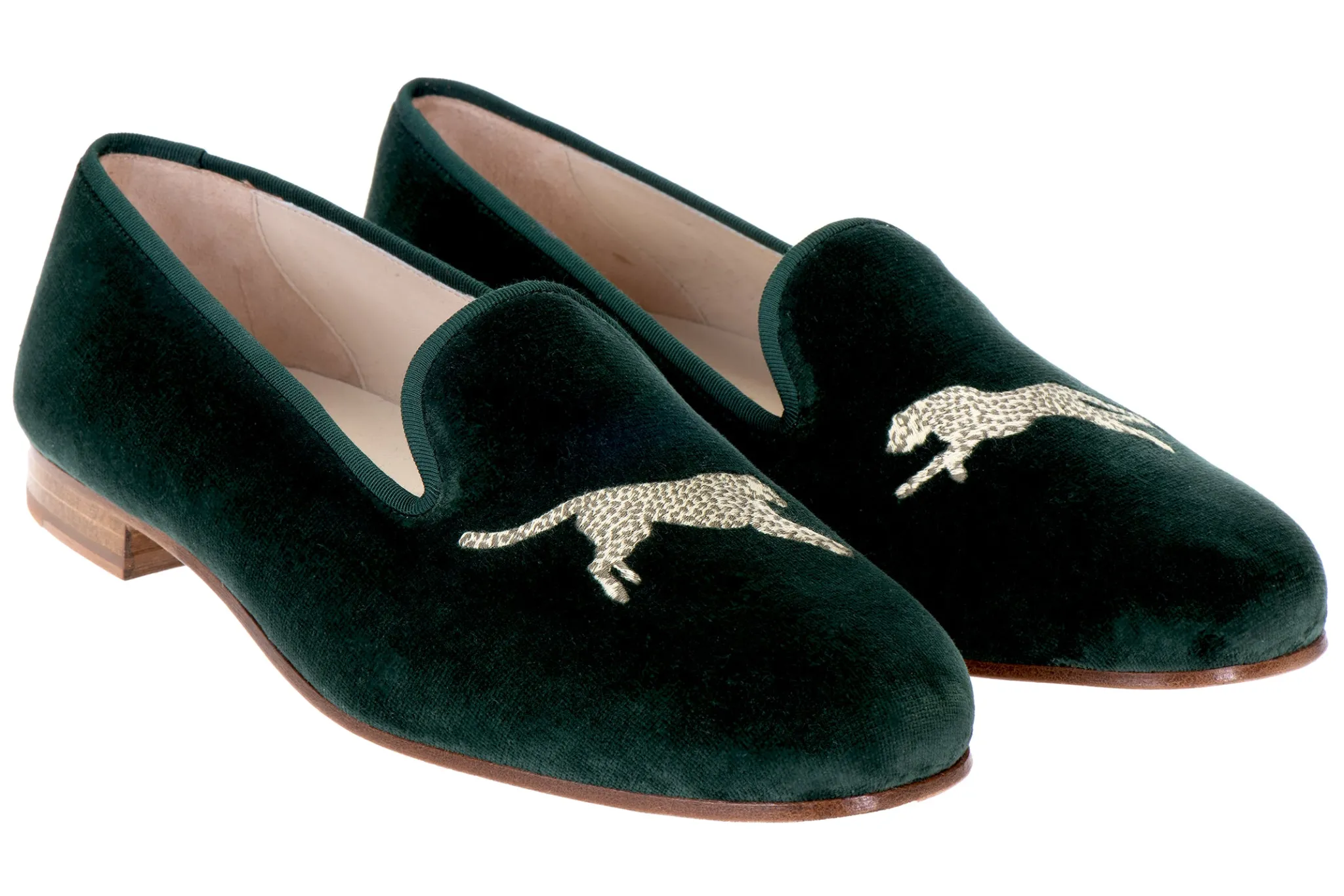 Cheap Cheetah Evergreen Velvet Slipper (Women) Women Slipper