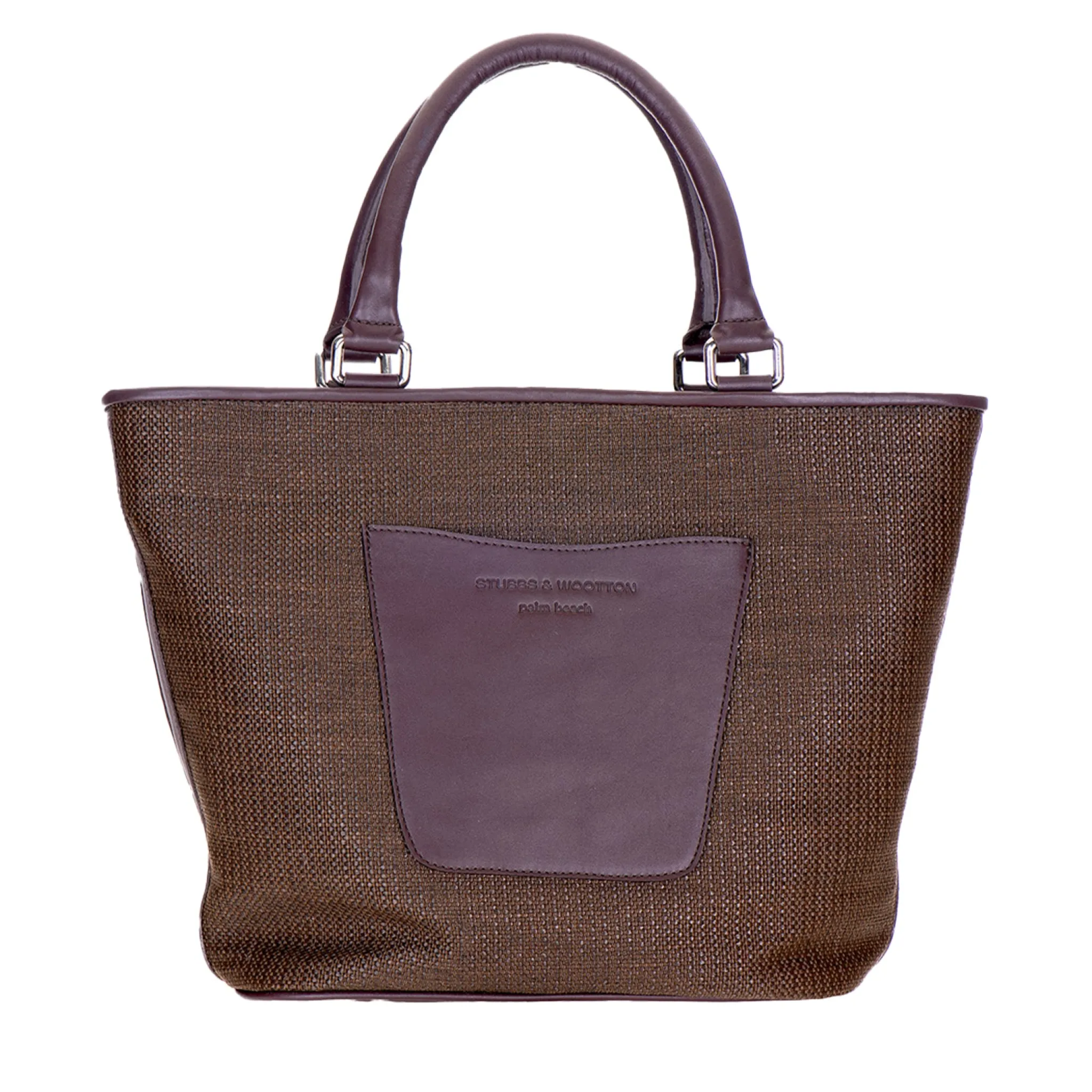 Sale Espresso Raffia Midi Tote Mini Totes