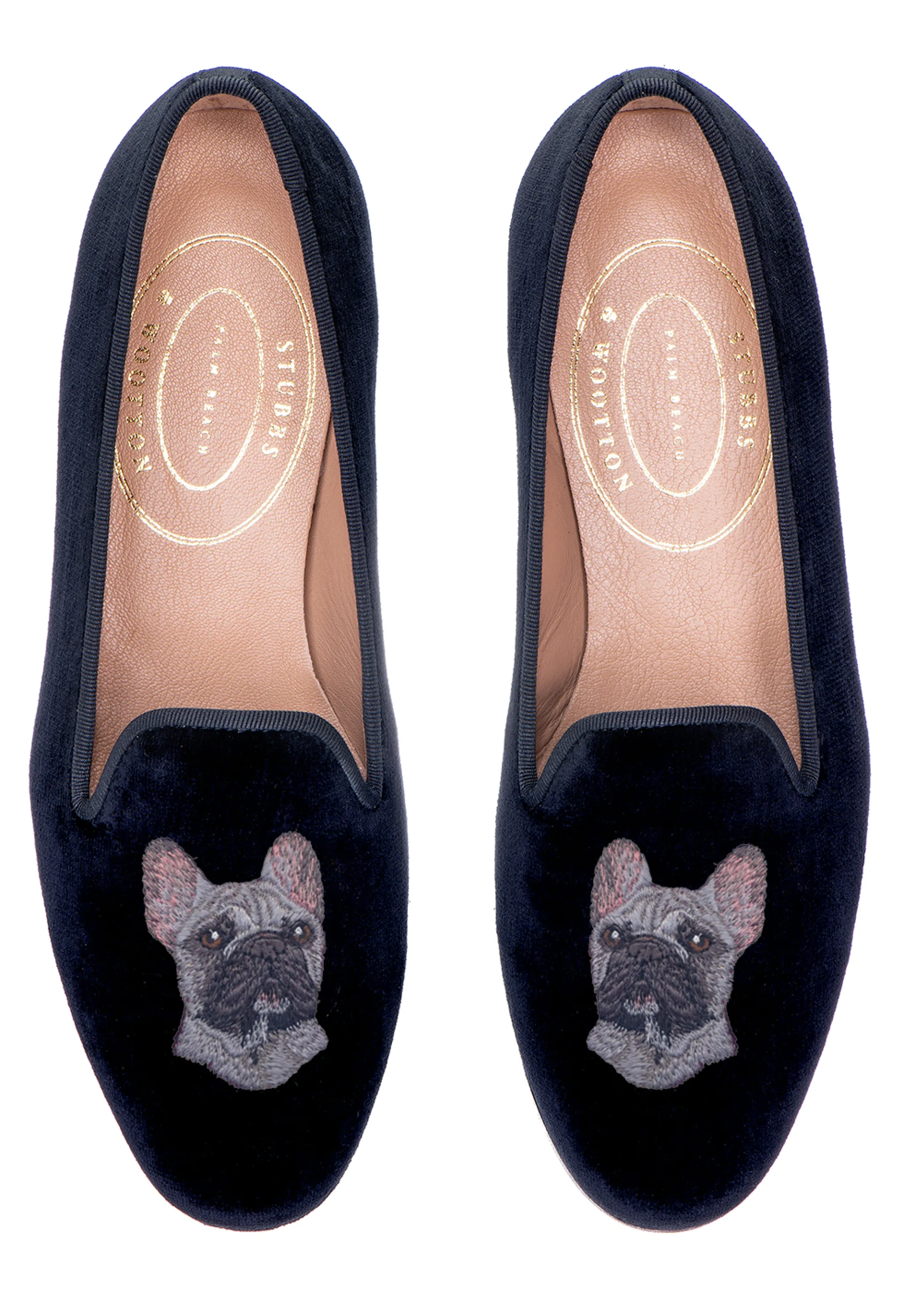 Cheap French Bulldog Grey (Men) Slipper