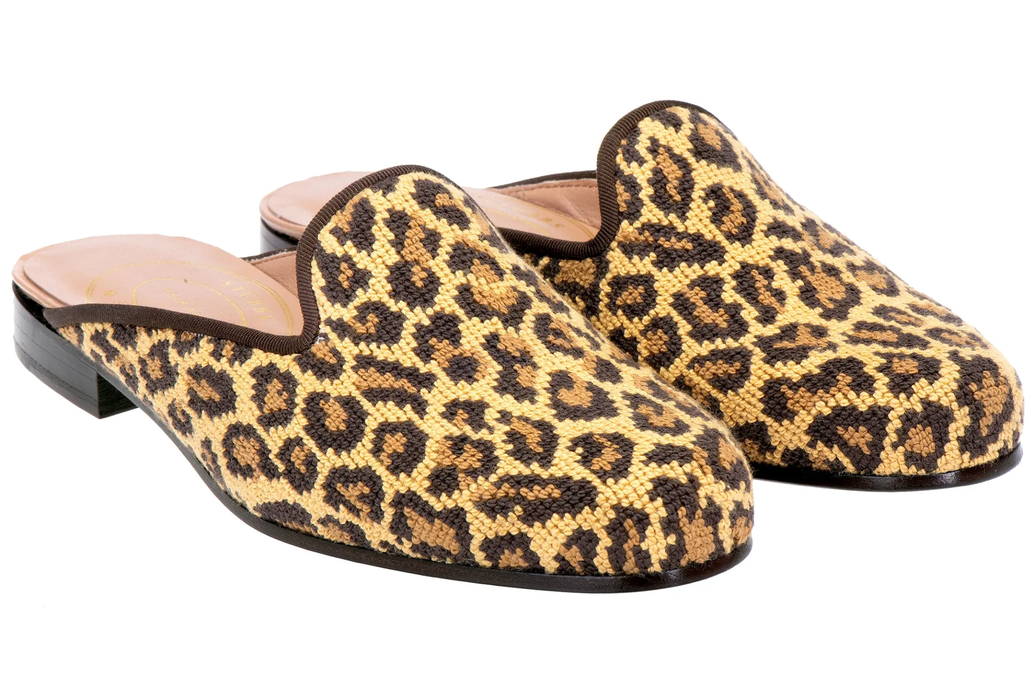 Cheap Jane Leopard Needlepoint Mule (Women) Women Mule