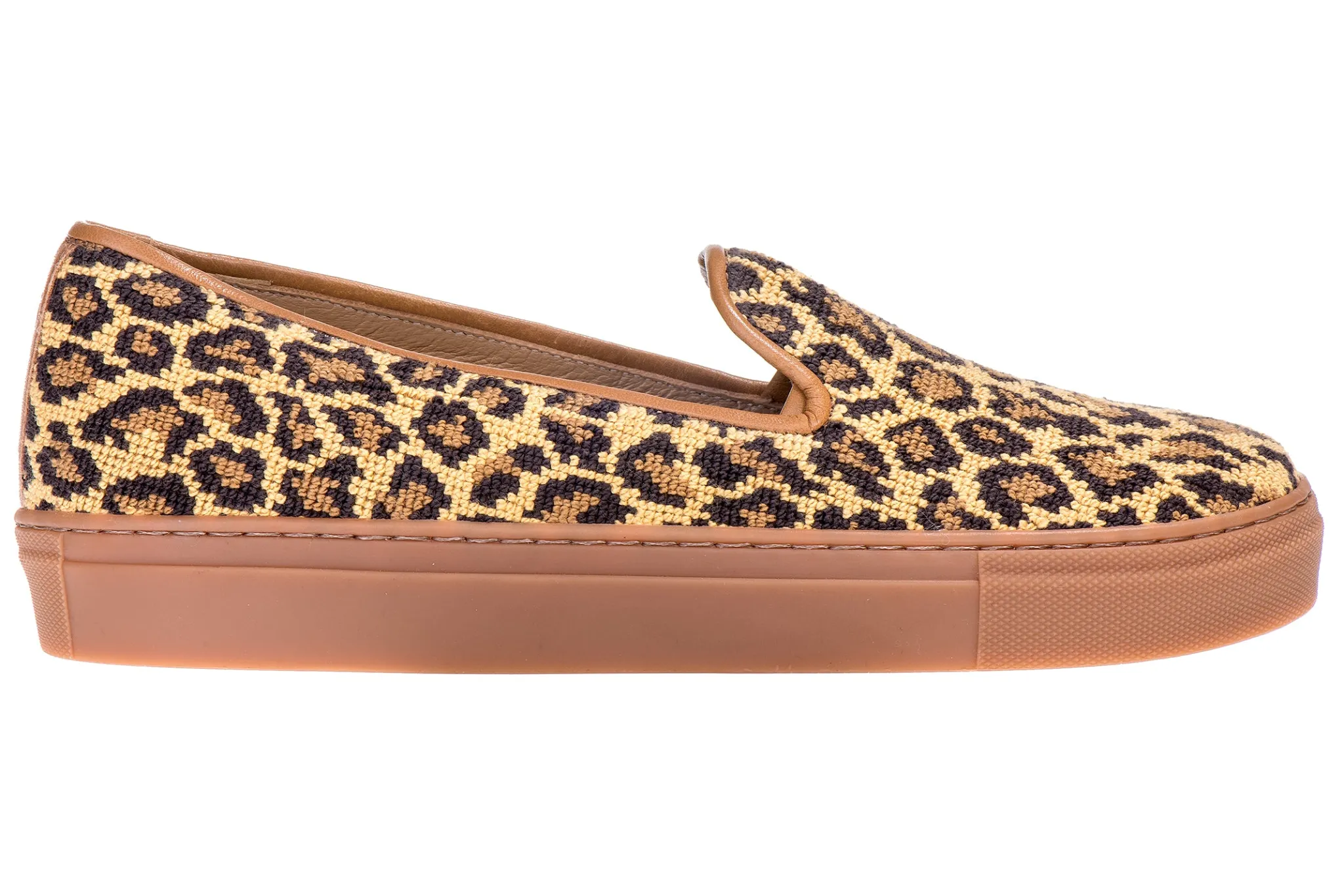 Best Sale Jane Leopard Needlepoint Sneaker (Women) Women Sneaker