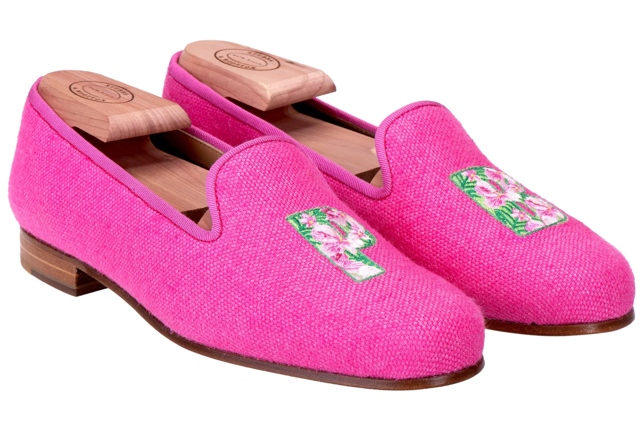 Outlet PB Fuchsia Linen Slipper (Women) Women Slipper