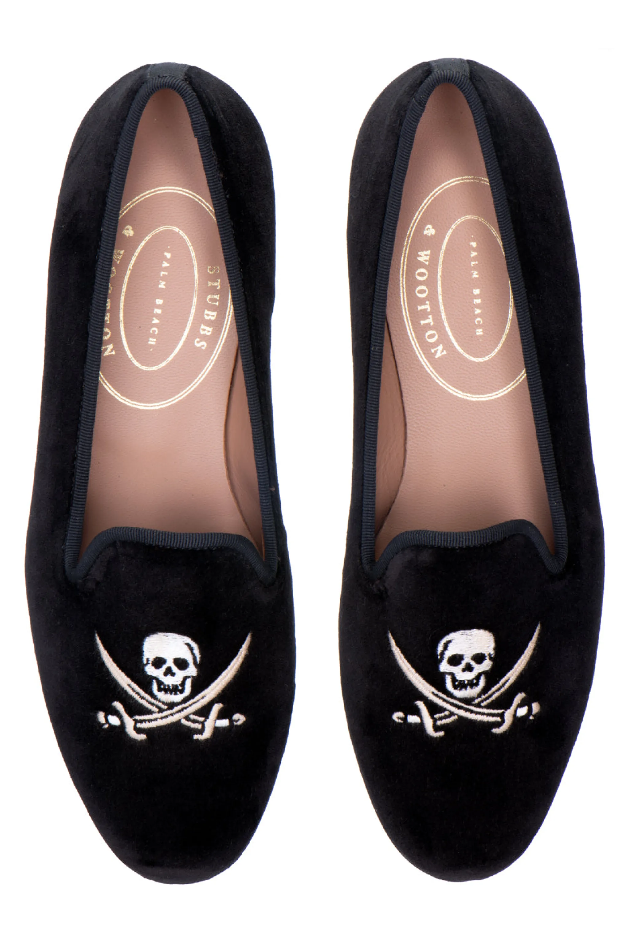 Best Skull Velvet Slipper (Wide) Slipper